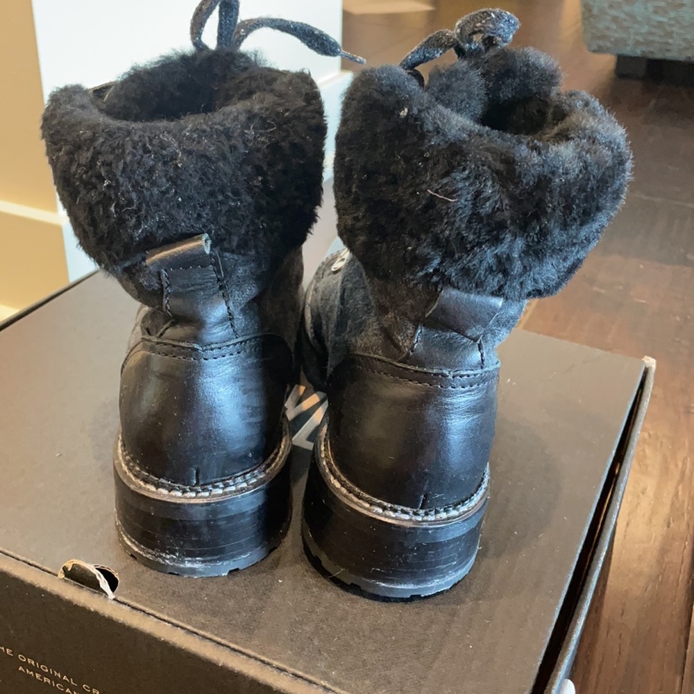 Worn once. Frye Samantha hiker in black camo - Picture 6 of 7